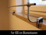 Blumenkastenhalterung Steinfensterbank Einfachstange für 100 cm Blumenkasten